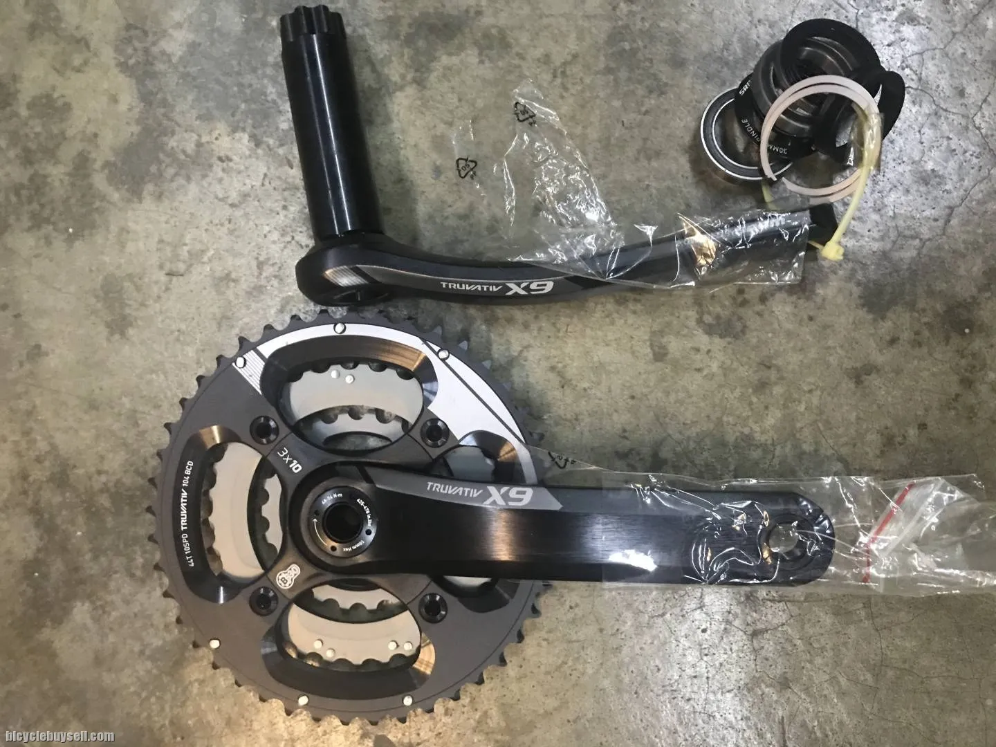 Sram X9 Crankset &amp; Fd (3x10 spd)