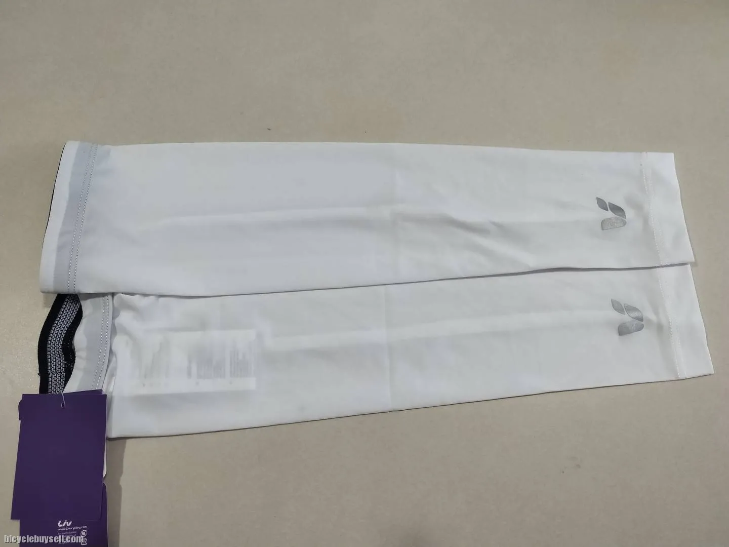 LIV Arm Cooler Sleeves in Black and White UV Protection