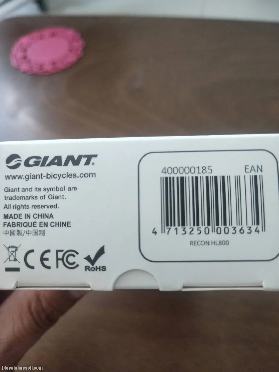 Giant Recon 800 Front Light Alu Body Black