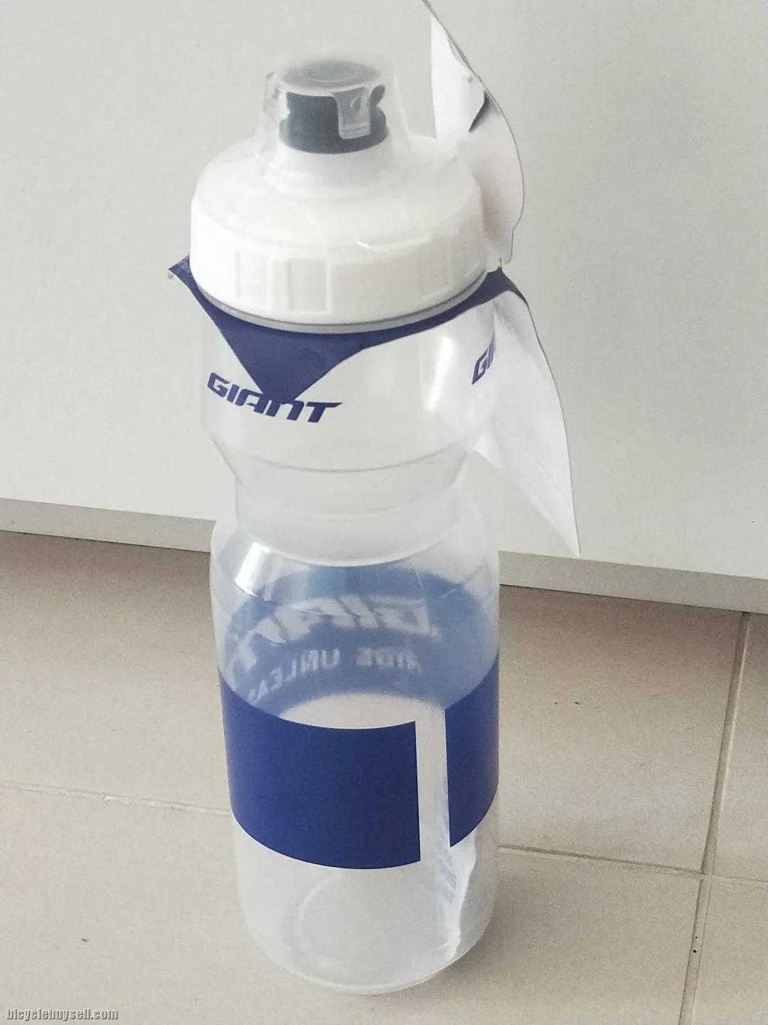 2020 Series Giant Water Bottle Design NE Brand 600 / 750ML Blue Label Transparent White
