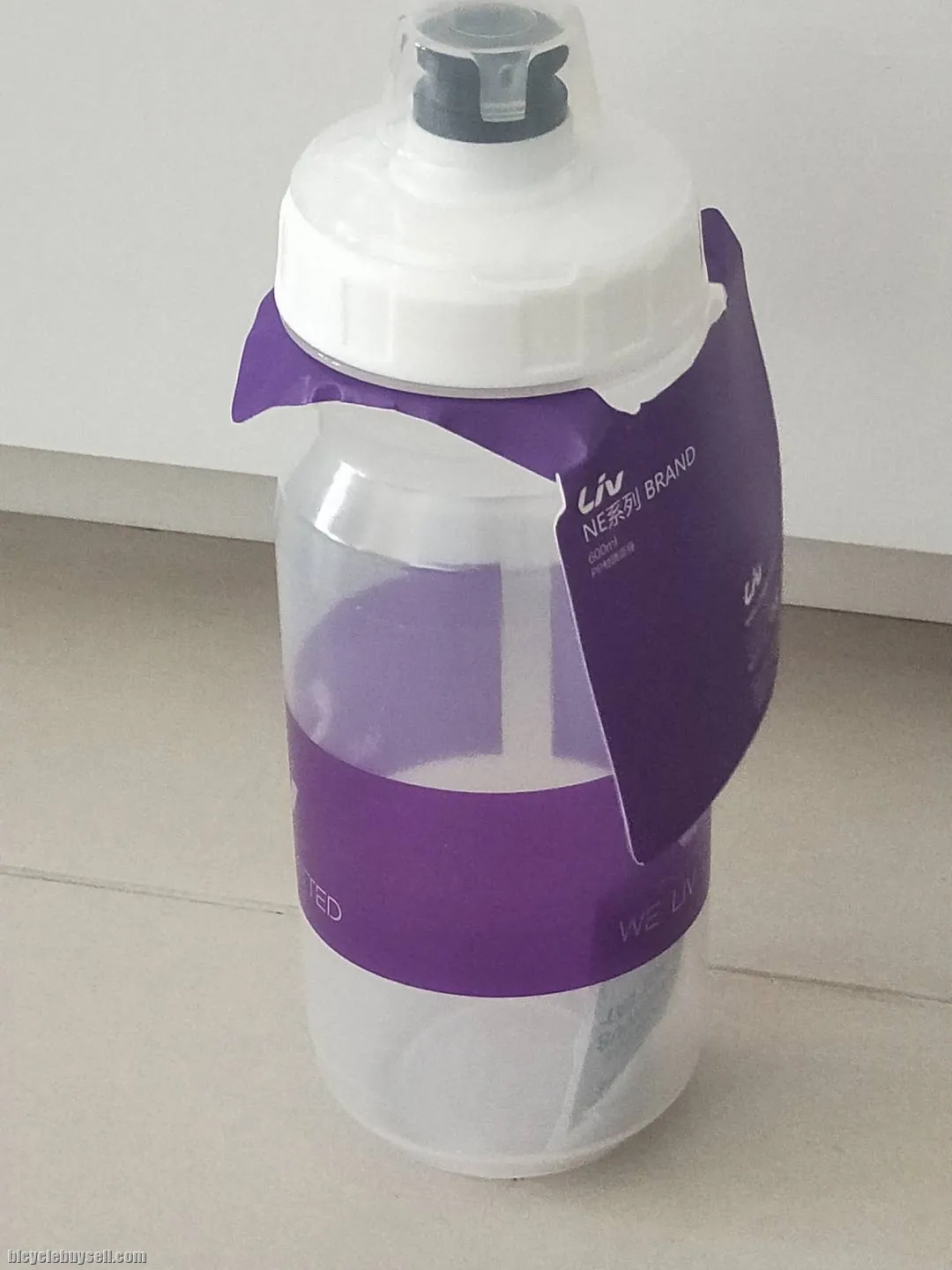 2020 Series LIV NE Brand Transparent White - Purple Label Water Bottle 600ml / 750ml
