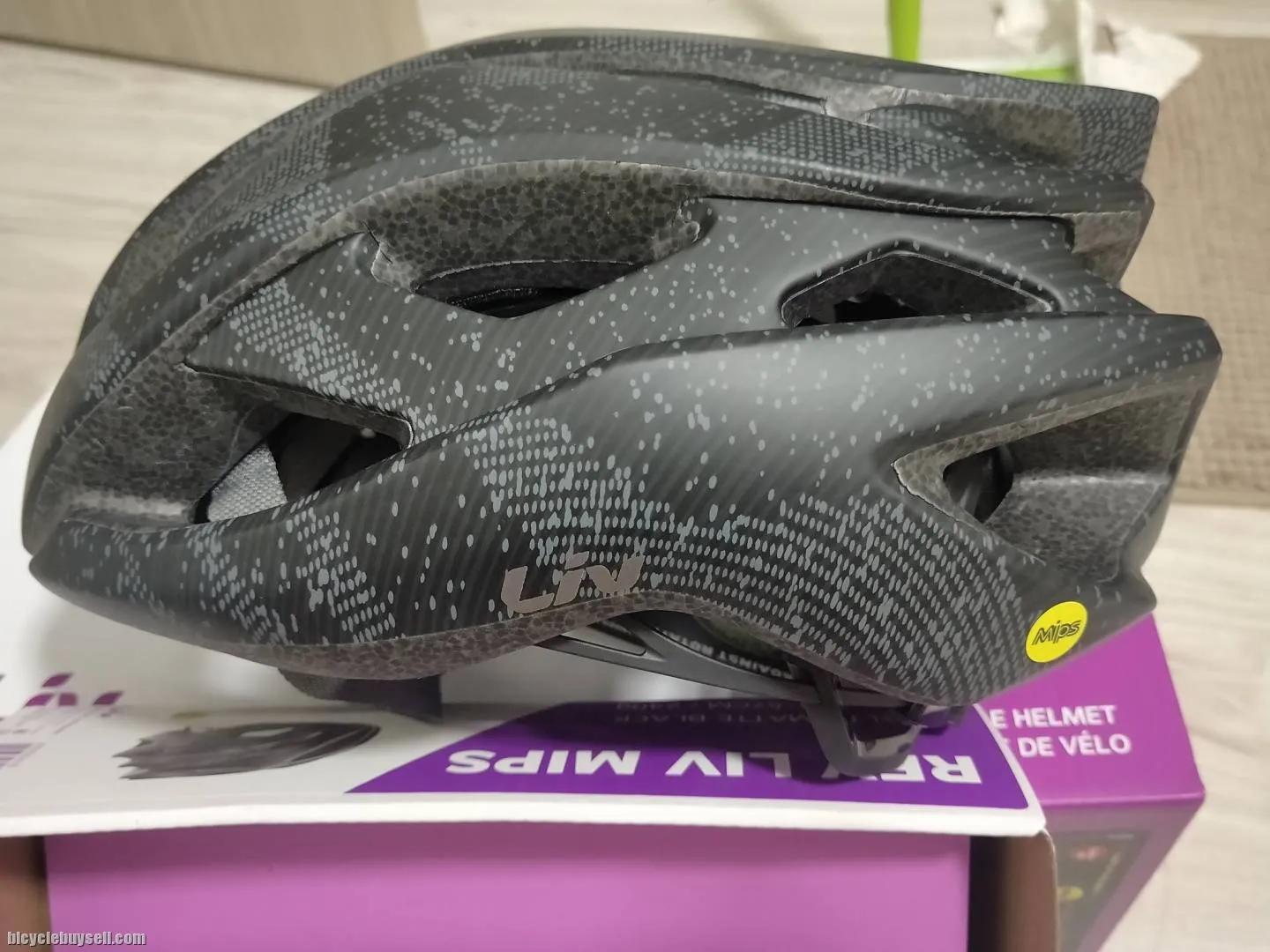LIV REV Asia Stealth Matt Black S Size Women's Helmet MIPS