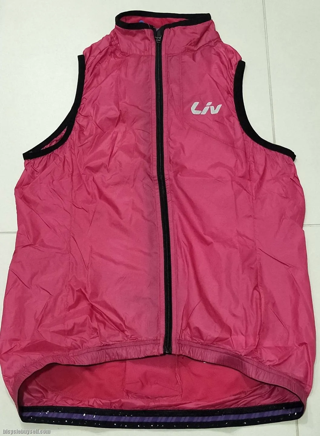 LIV Cycling Vest Pink Nylon Water Proof Wind Breaker 2020 Edition water proof