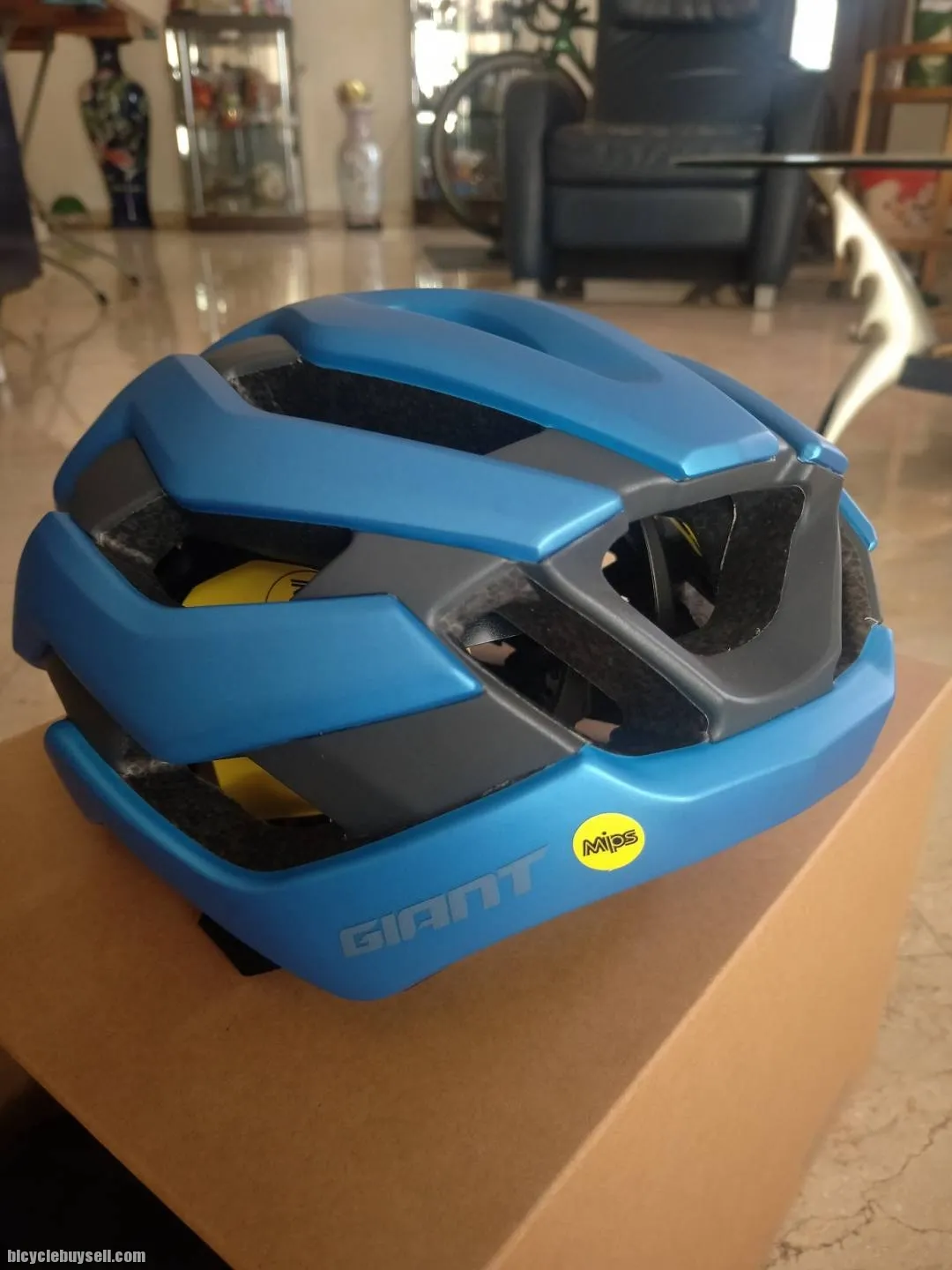 Giant Rev Pro Series MIPS Edition Men's Unisex Cycling Helmet 270g (M) 310g (L) White Blue Black