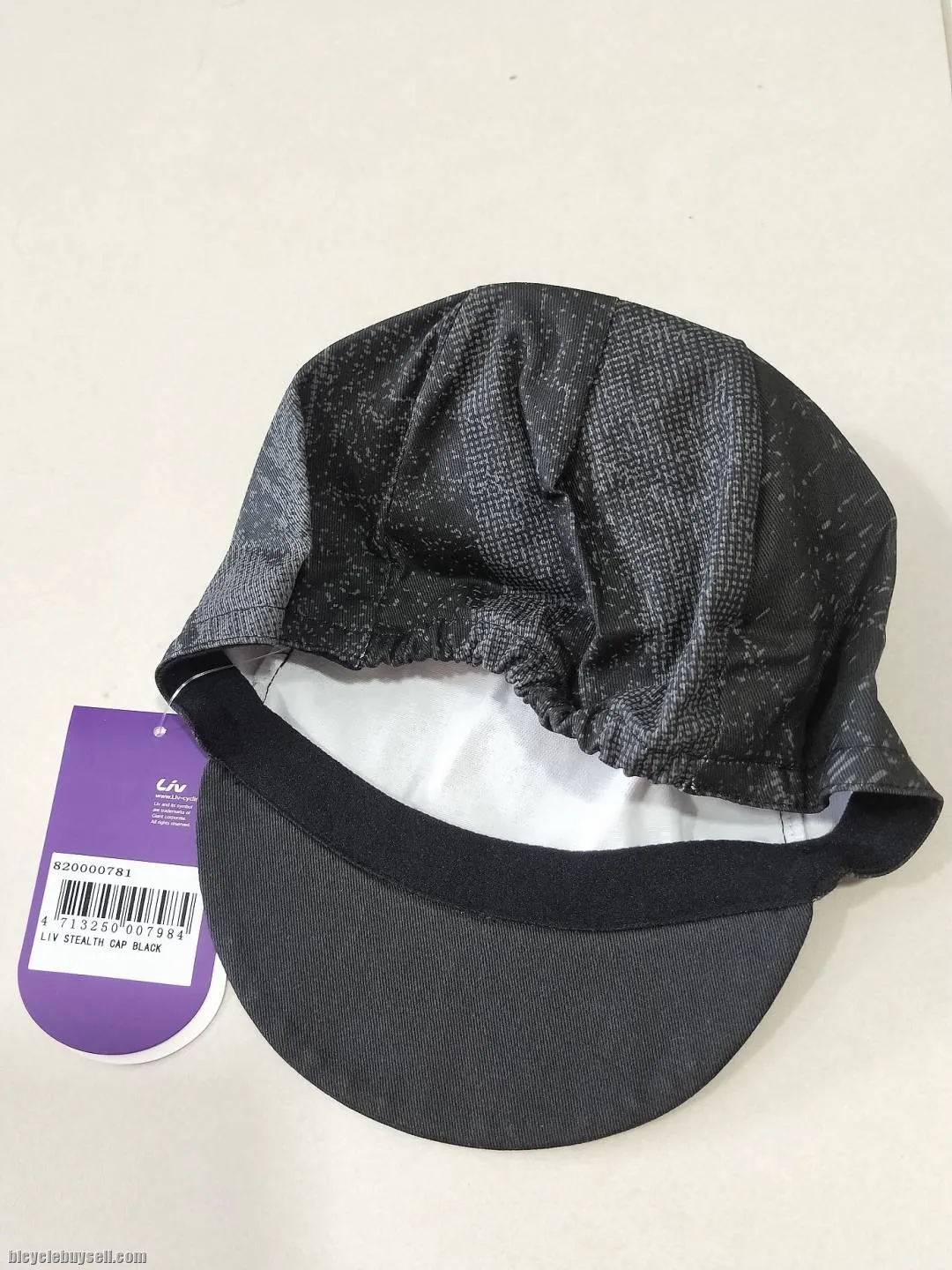 LIV Cycling Cap Montage Blue / Stealth Black Series by Giant 100% Cotton