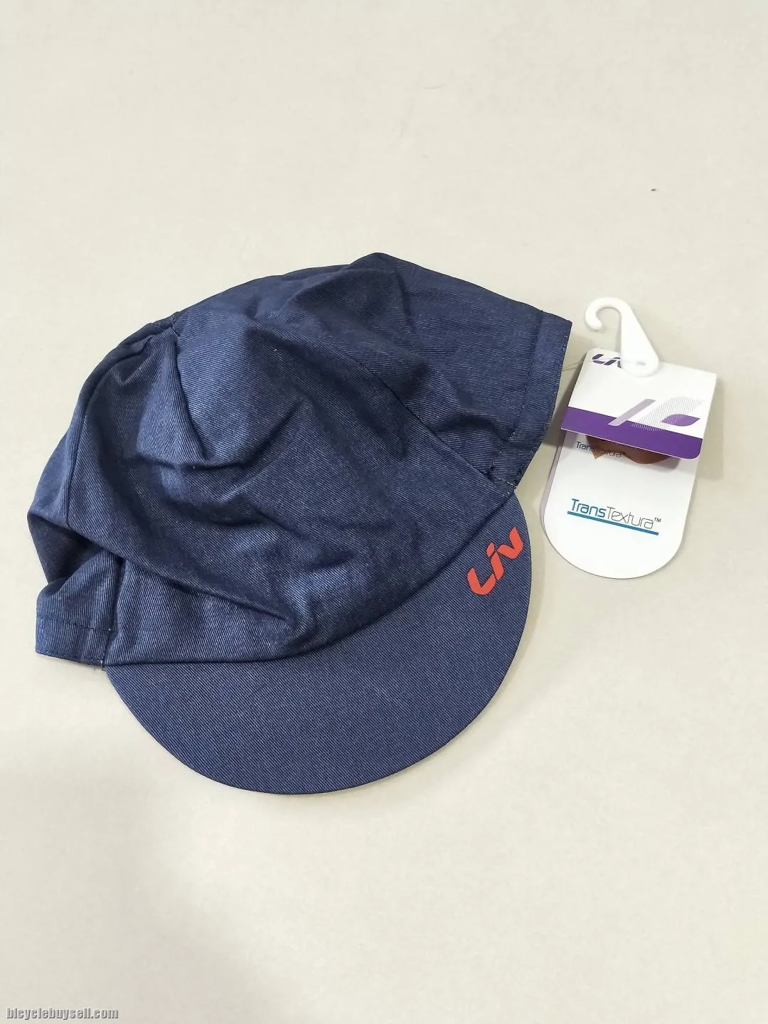 LIV Cycling Cap Montage Blue / Stealth Black Series by Giant 100% Cotton