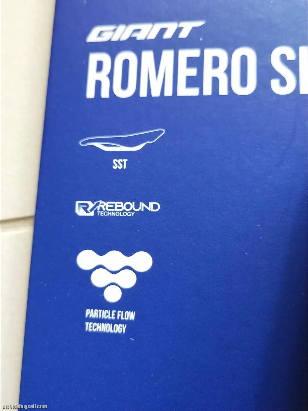 Giant Romero Saddle / Romero SL Grey Saddle 7mm rail Bounce Technology