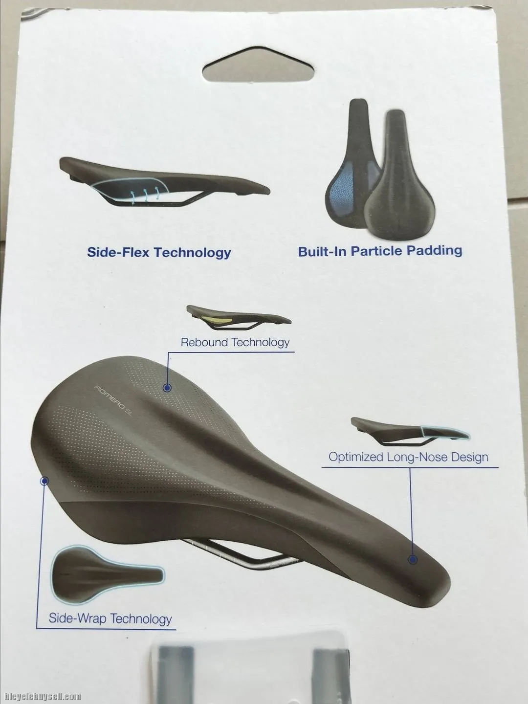 Giant Romero Saddle / Romero SL Grey Saddle 7mm rail Bounce Technology