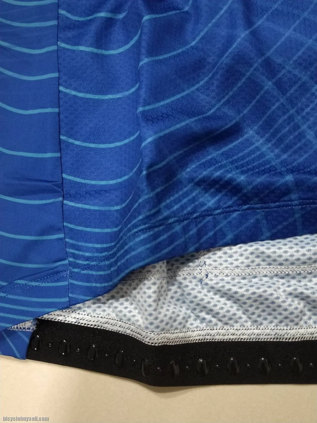 Giant Phantom Series Cycling Jersey in Black and Blue Colors Club Cut Short Sleeves