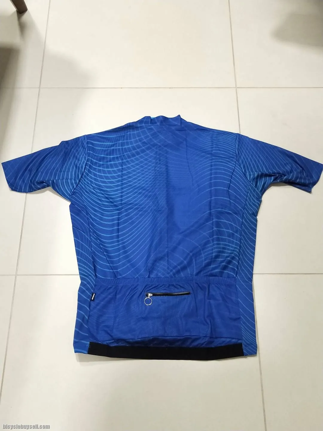 Giant Phantom Series Cycling Jersey in Black and Blue Colors Club Cut Short Sleeves