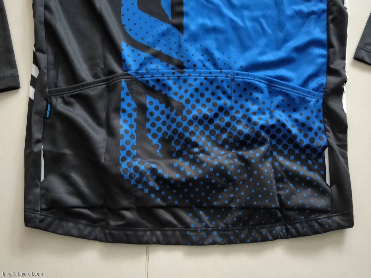 Giant Long Sleeves Crane Series Blue/Black Tropical weather Cycling Jersey
