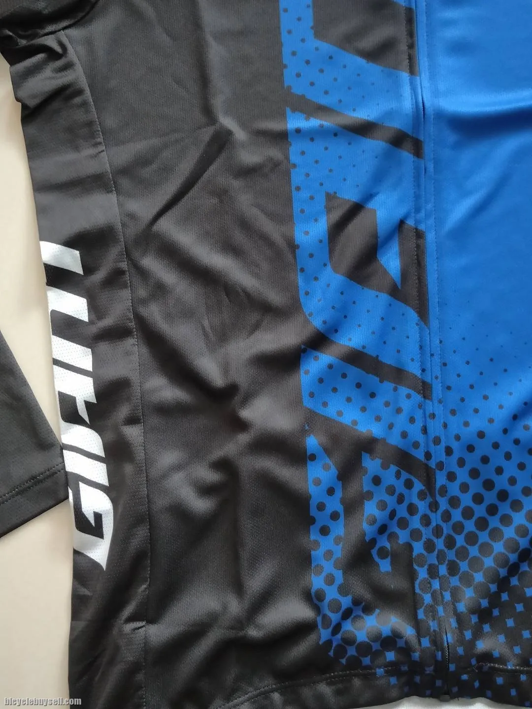 Giant Long Sleeves Crane Series Blue/Black Tropical weather Cycling Jersey