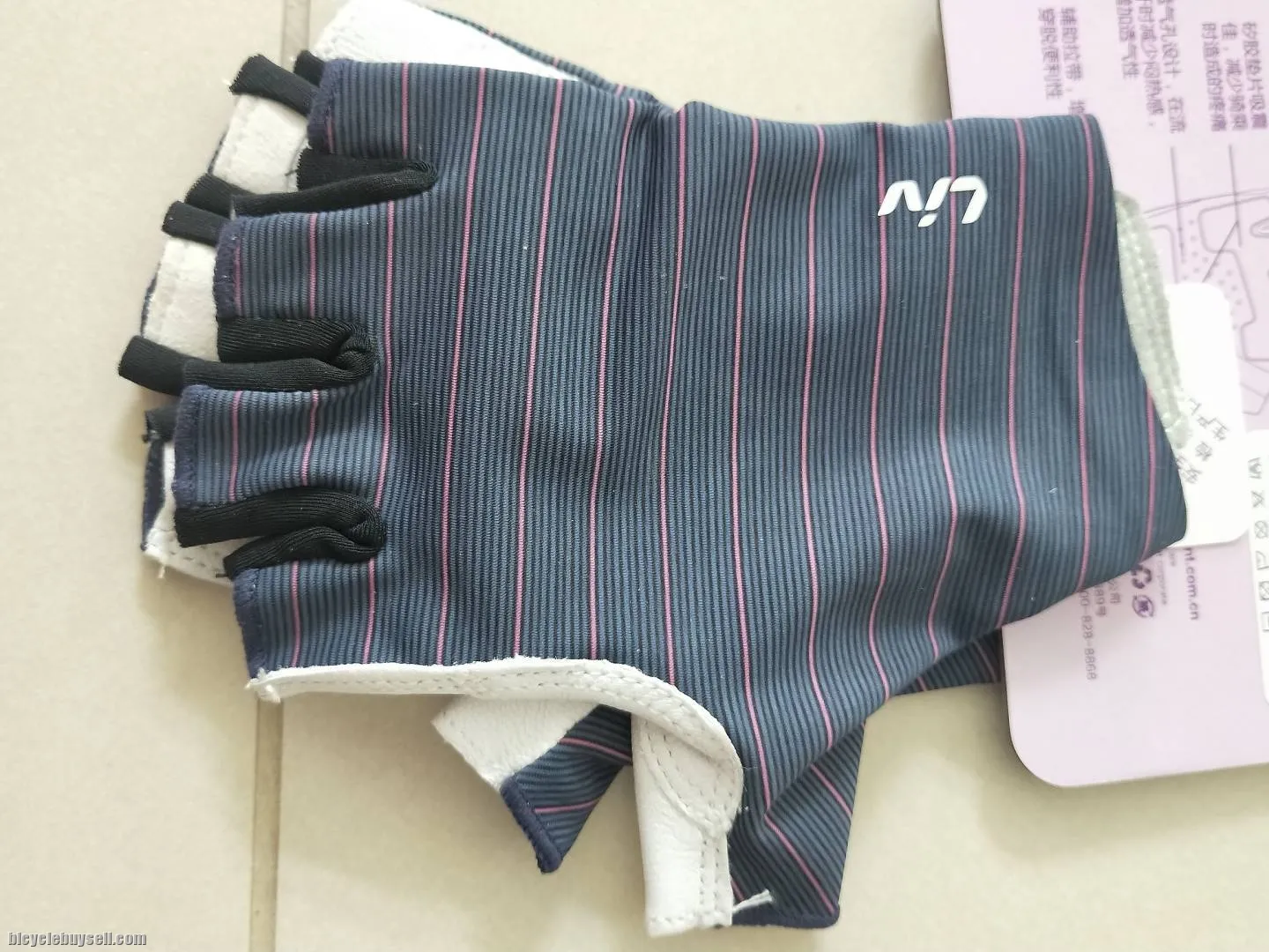 LIV Gallop Series Half Finger Gloves in 2 Color Variants SkyBlue and NavyBlue Gel Padding