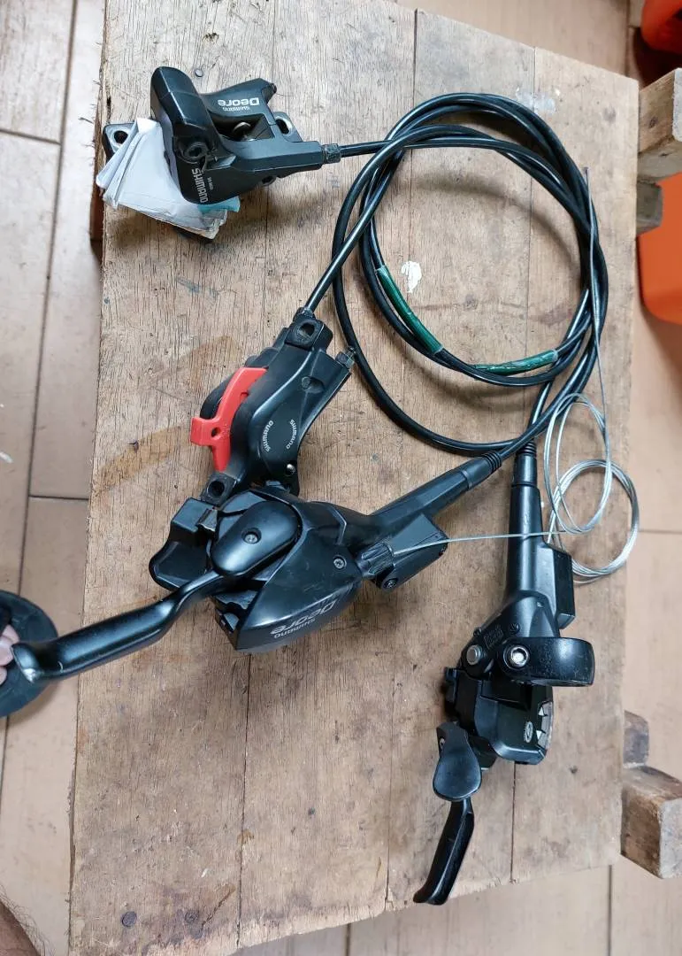 Shimano Deore Dual Control Levers &amp; Brake combo