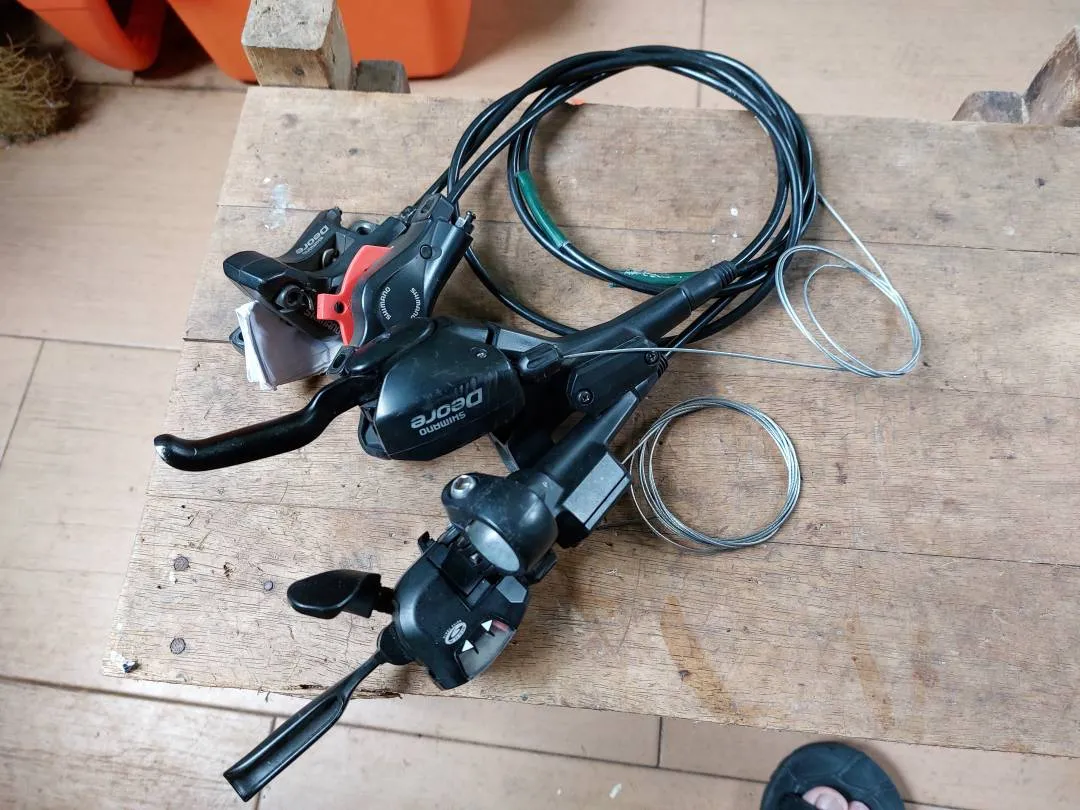 Shimano Deore Dual Control Levers &amp; Brake combo