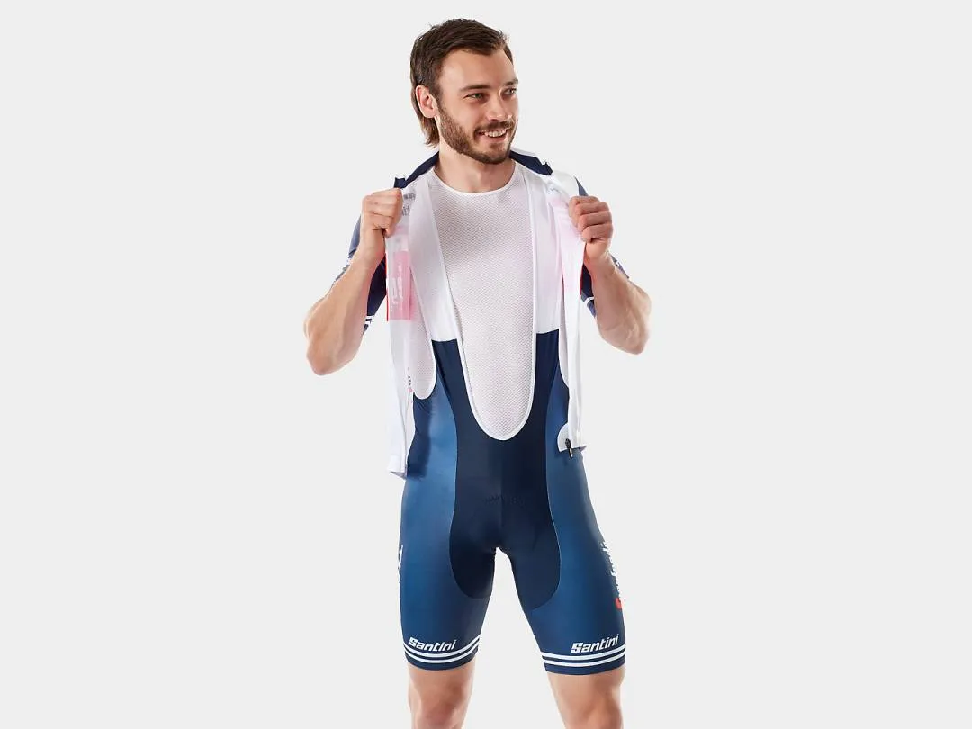 SANTINI TREK SEGAFREDO 2021 - BIB SHORTS Trek Segafredo 2021 Fan Line cycling bib shorts