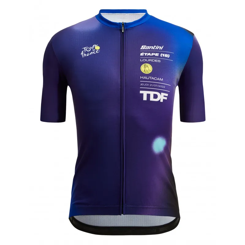 SANTINI LOURD S/S JERSEY TOUR DE FRANCE 2022 PRINT