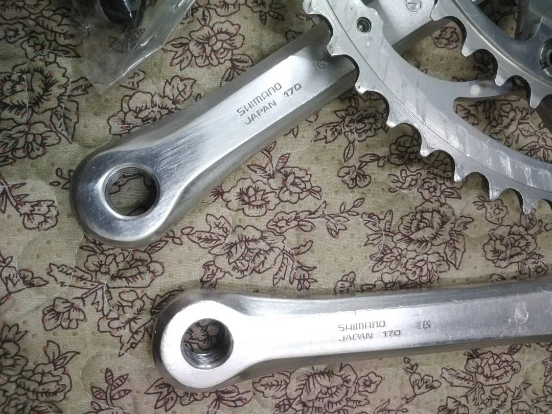 Shimano 600 Arabesque Crankset Vintage