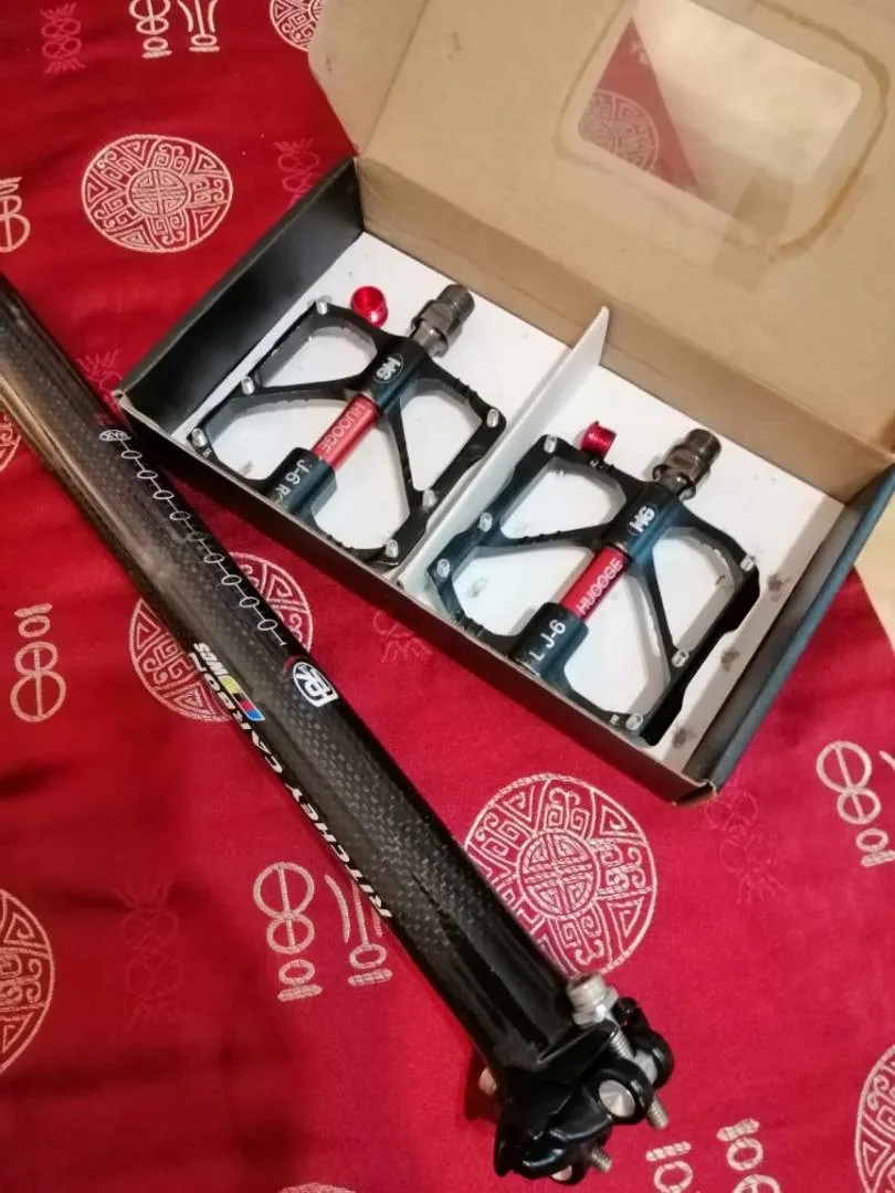 MTB - Seatpost and Flat Pedal (Combo Set)