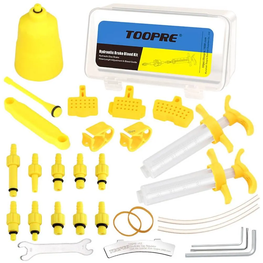 1 Set Bicycle Hydraulic Disc Brake Oil Bleed Kit For Mountain Bike Oil Change Toolsl