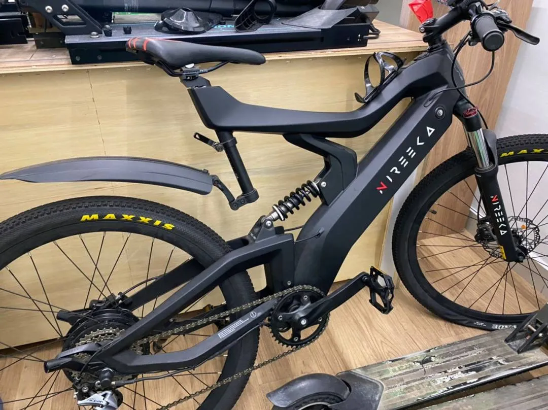 Nireeka- Carbon Fiber Frame, E- Mountain Bike (L size)