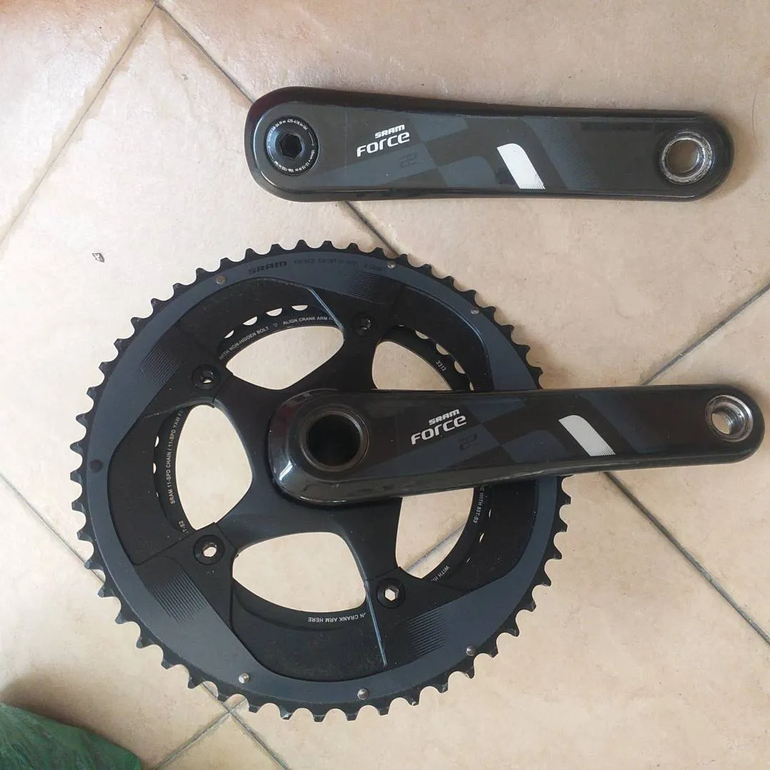 CRANKSET SRAM FORCE GXP 53/39 172.5MM 9.9/10 RM850