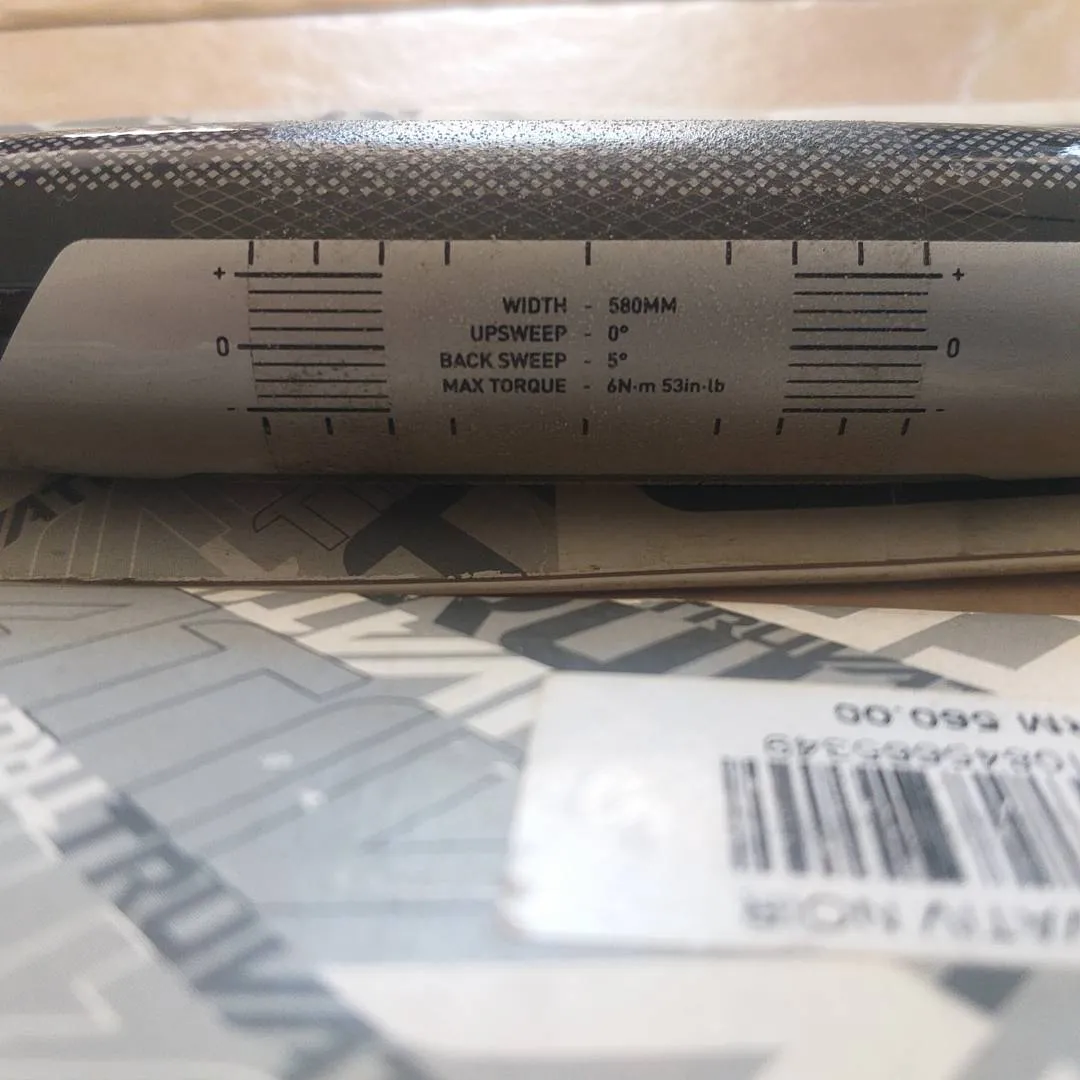 NEW ORI SRAM NOIR T40 CARBON HANDLEBAR(580MM) + SEATPOST (30.9) RM450