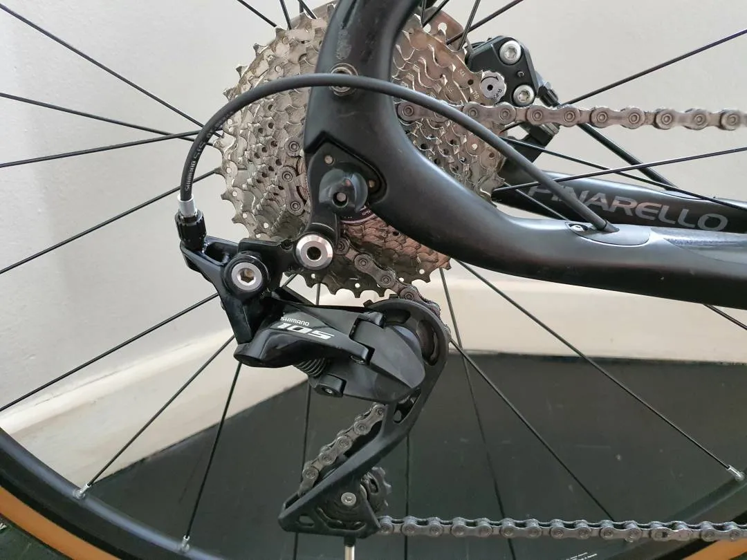 Upgraded Shimano R7000 on Pinarello Treviso