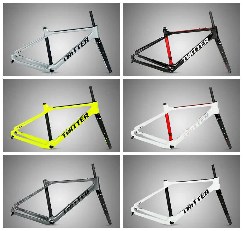 Twitter Gravel X Carbon Road Gravel Frame For Gravel Bike