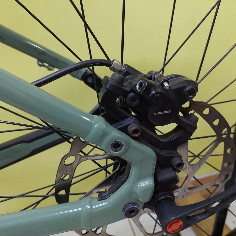 Shimano double pot brake