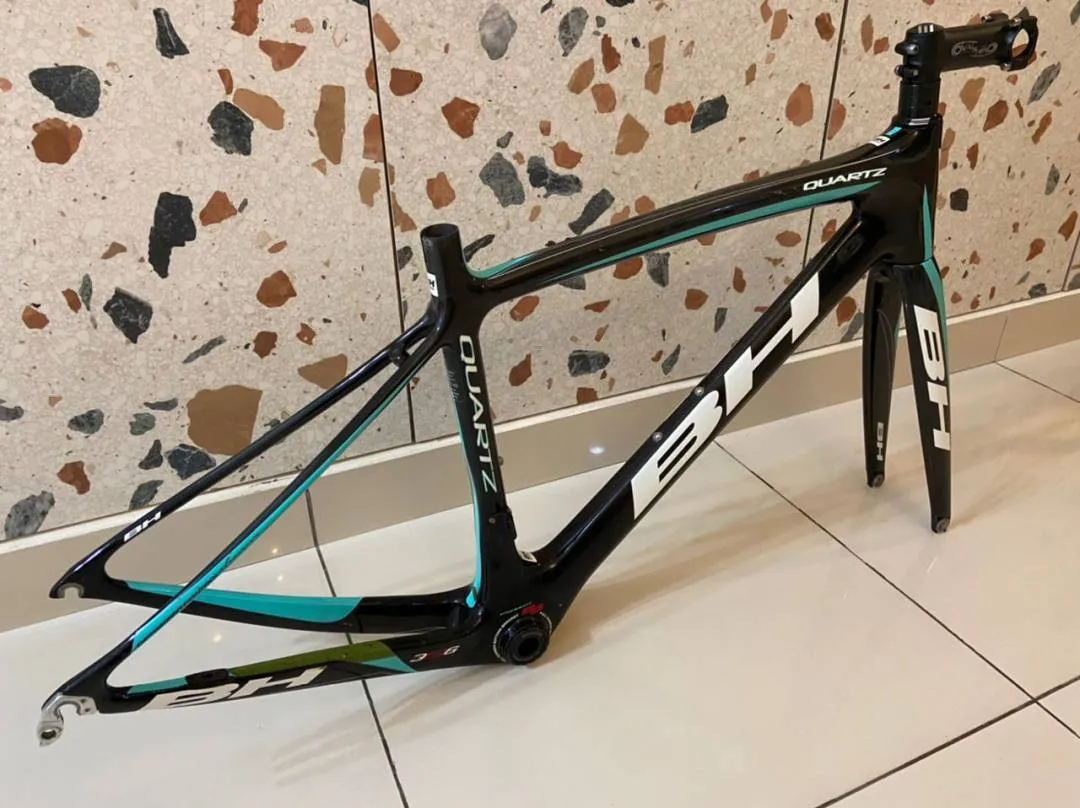 BH Quartz Carbon Frameset with Stem and Wishbone (Ceramic BB) 2014