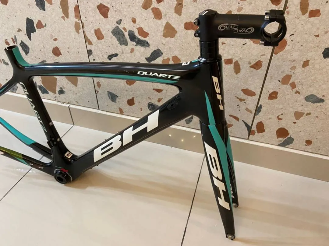 BH Quartz Carbon Frameset with Stem and Wishbone (Ceramic BB) 2014