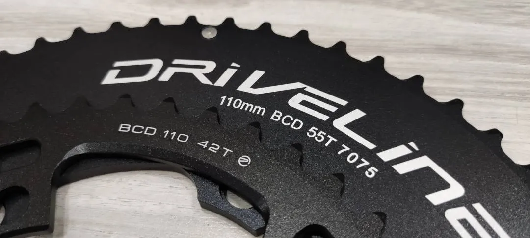 Driveline CNC T7075 55/42T BCD110 9/10/11 Speed Chainring