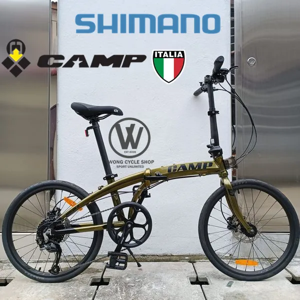 Camp Victor Folding Bike Shimano Altus 9 spd