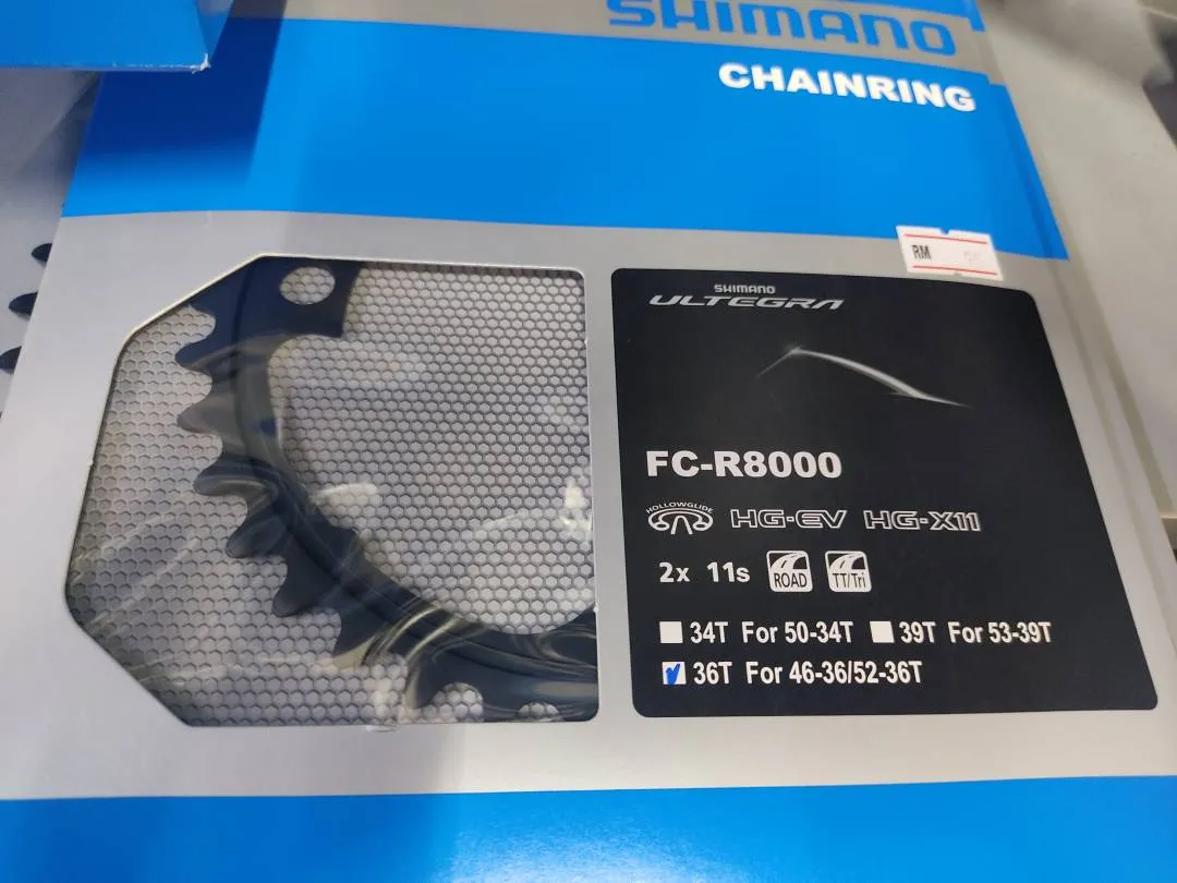SHIMANO ULTEGRA R8000 34T 36T 39T chainring