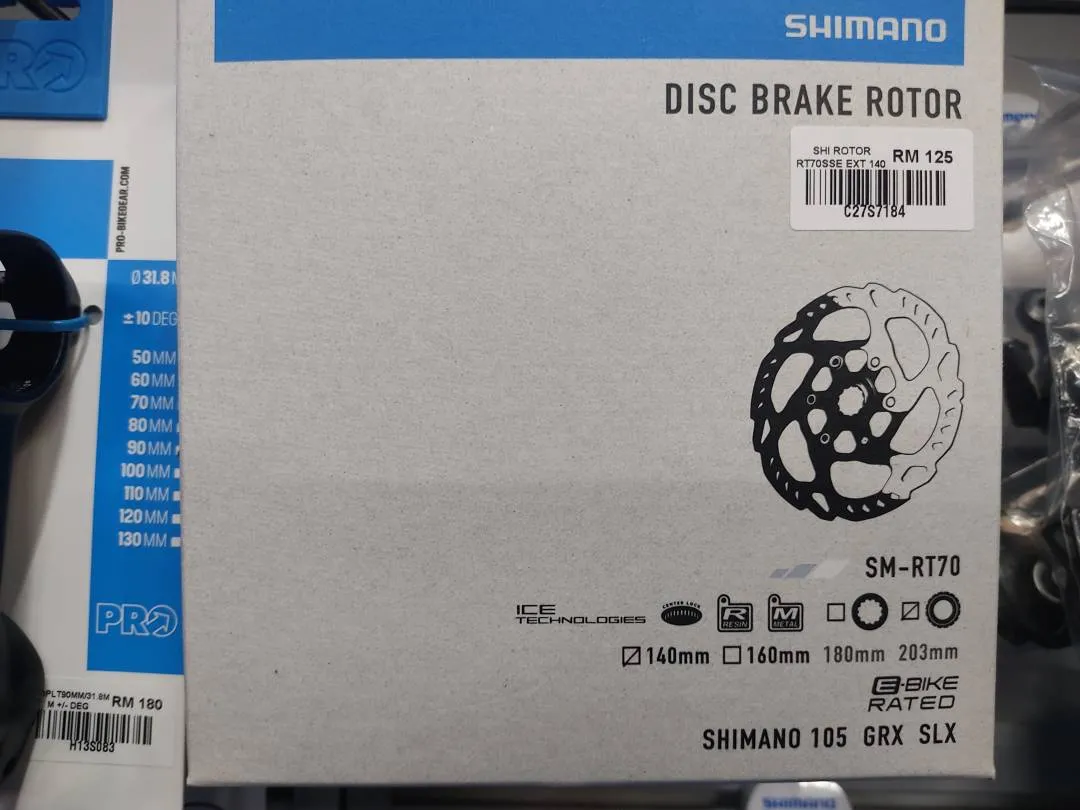 SHIMANO SM RT70 ROTOR 140MM