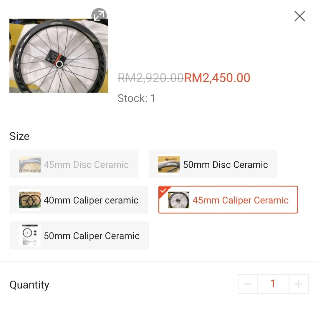 Pardus Robin Sport S size full 105 with carbon wheelset