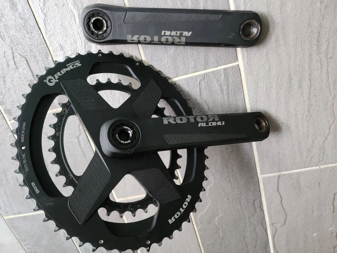 Rotor aldhu 165mm q rings crank