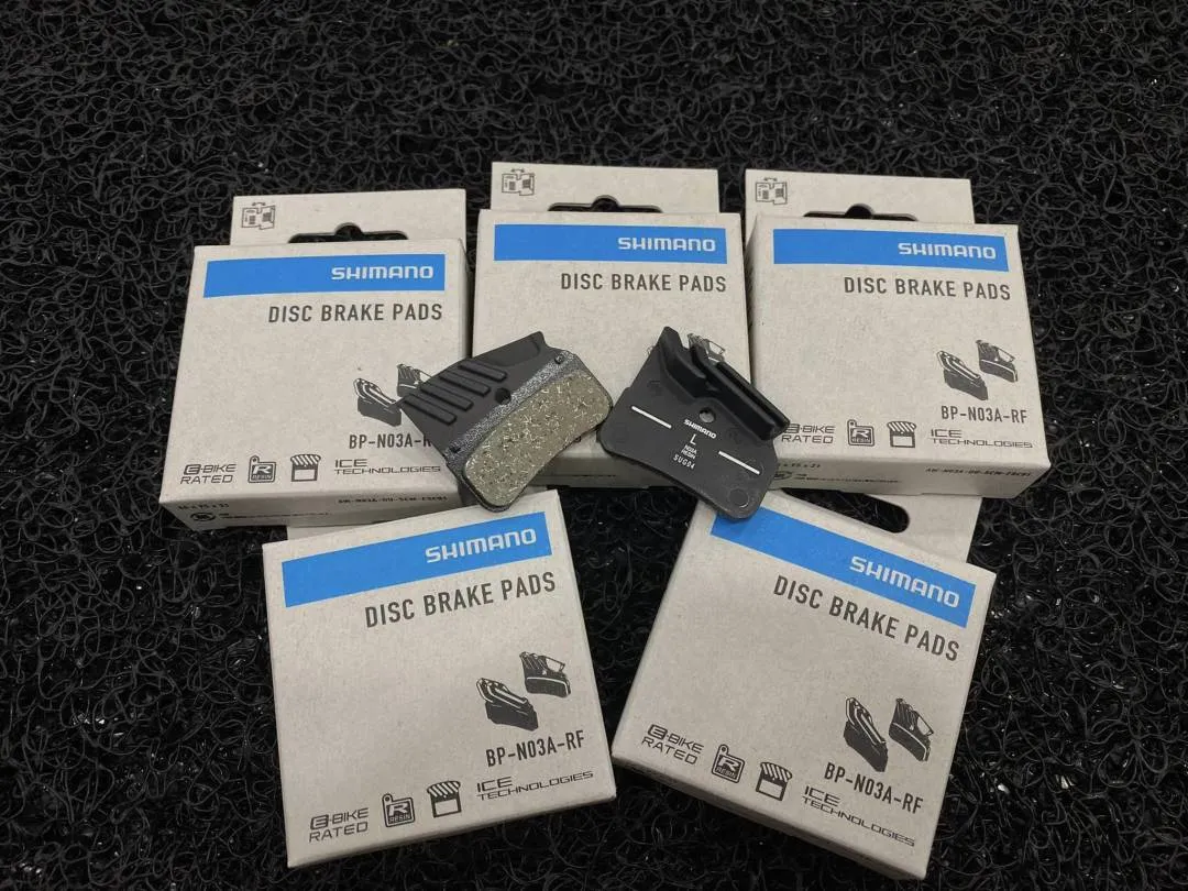 SHIMANO DISC BRAKE PAD RESIN WITH FIN N03A-RF 1 PAIR