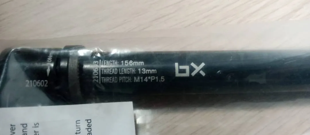 Brand X Twist Lever, Thru-Axle, Fox Kabolt Boost Version, Polygon T8, 15x110