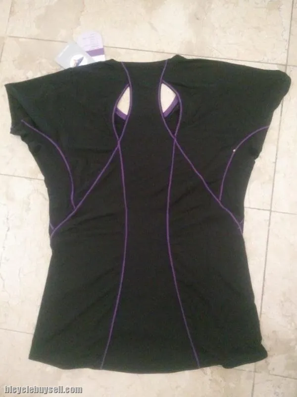 LIV Casual Series  - Black Women's Cycling Jersey No Pockets - short sleeves