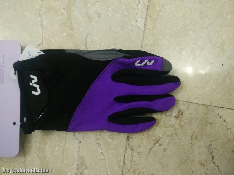 LIV Logo series Full Finger Cycling gloves for women in 3 colors