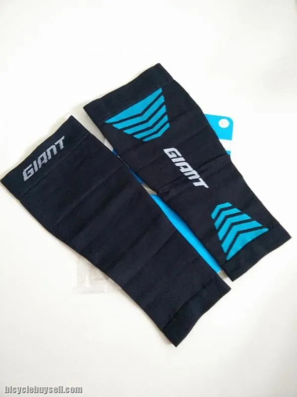 Giant Compression Calf Sleeves Black/ Blue for Cycling