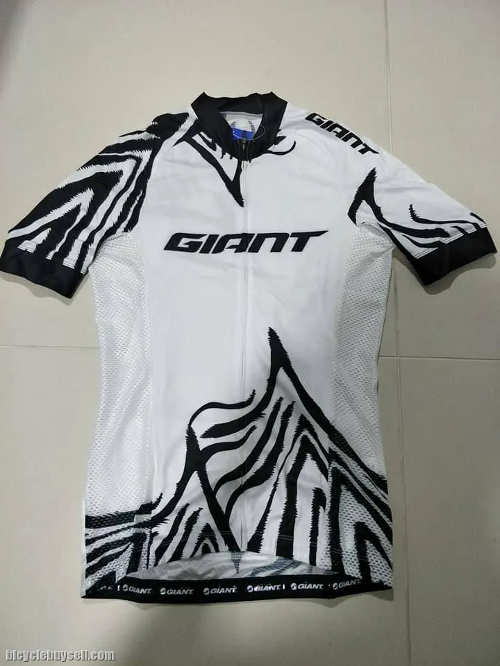 Giant Zebra Series Short sleeves Cycling Jersey White