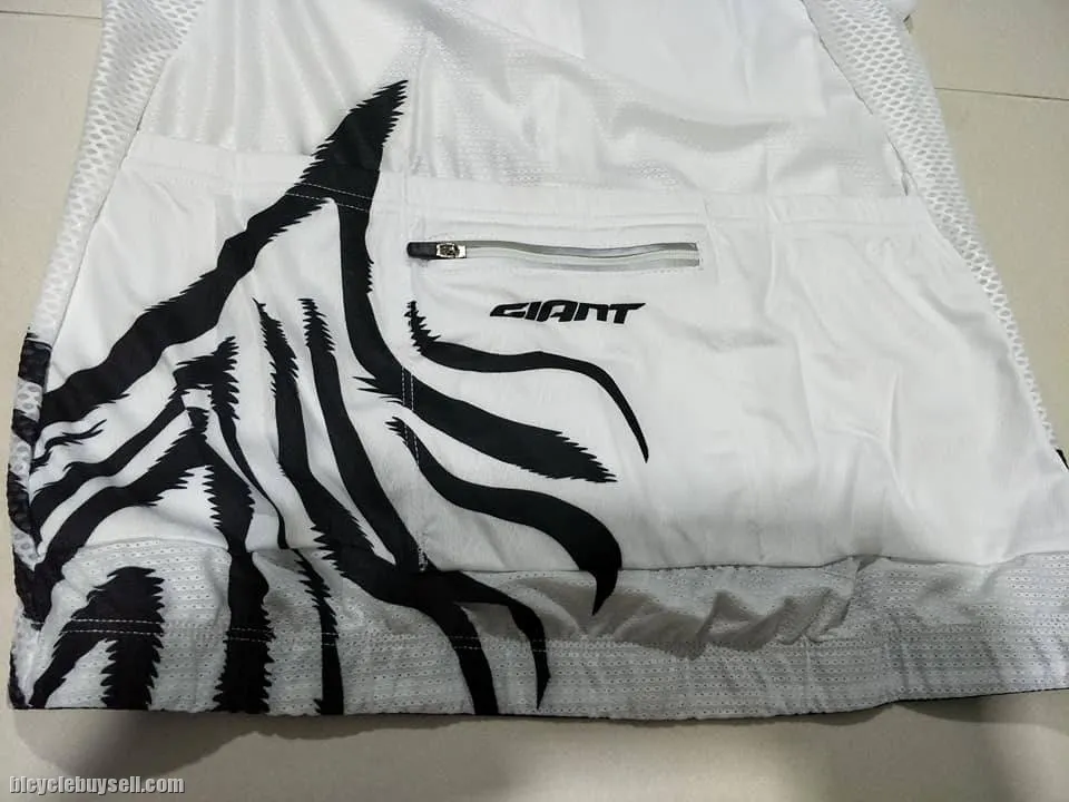 Giant Zebra Series Short sleeves Cycling Jersey White