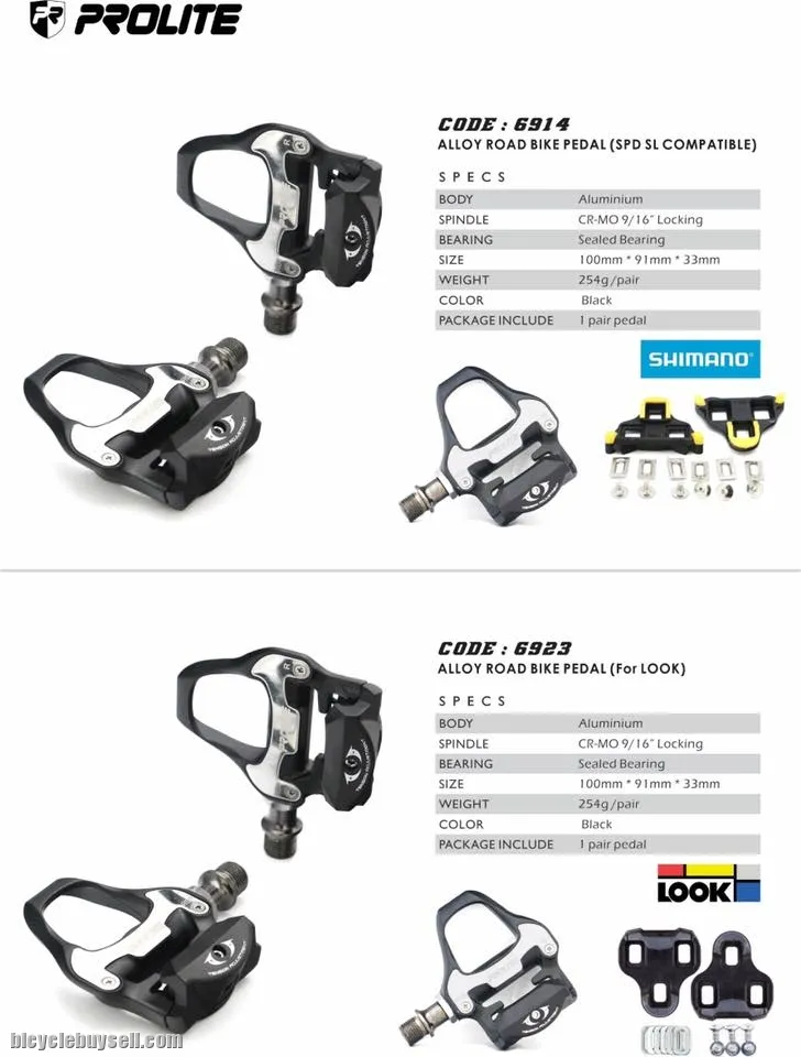 Prolite Alloy Road Bike Pedal for LOOK