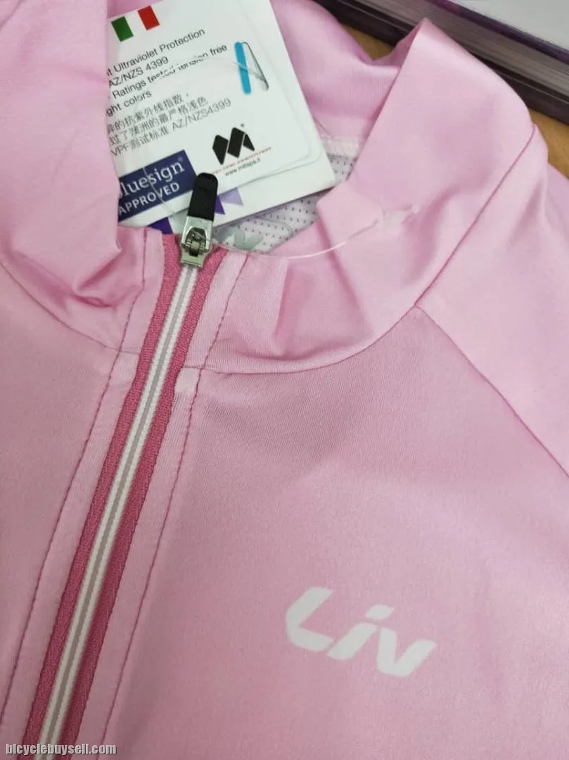 LIV 2018 Short Sleeve Cycling Jersey Series in S/M/L/XL size - PINK
