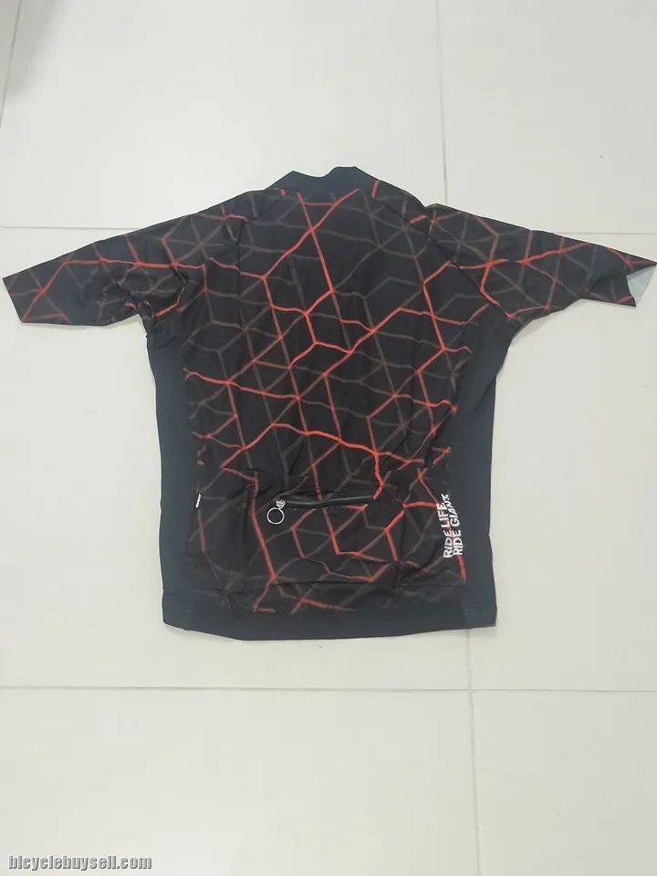 2019 Web Series Red/Black Short Sleeves Cycling Jersey