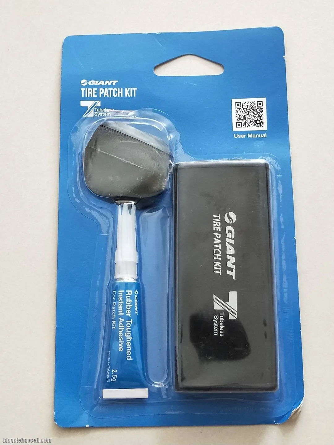 Giant Tubeless System Tire Patch  / Repair Kit Portable Use with Sealant