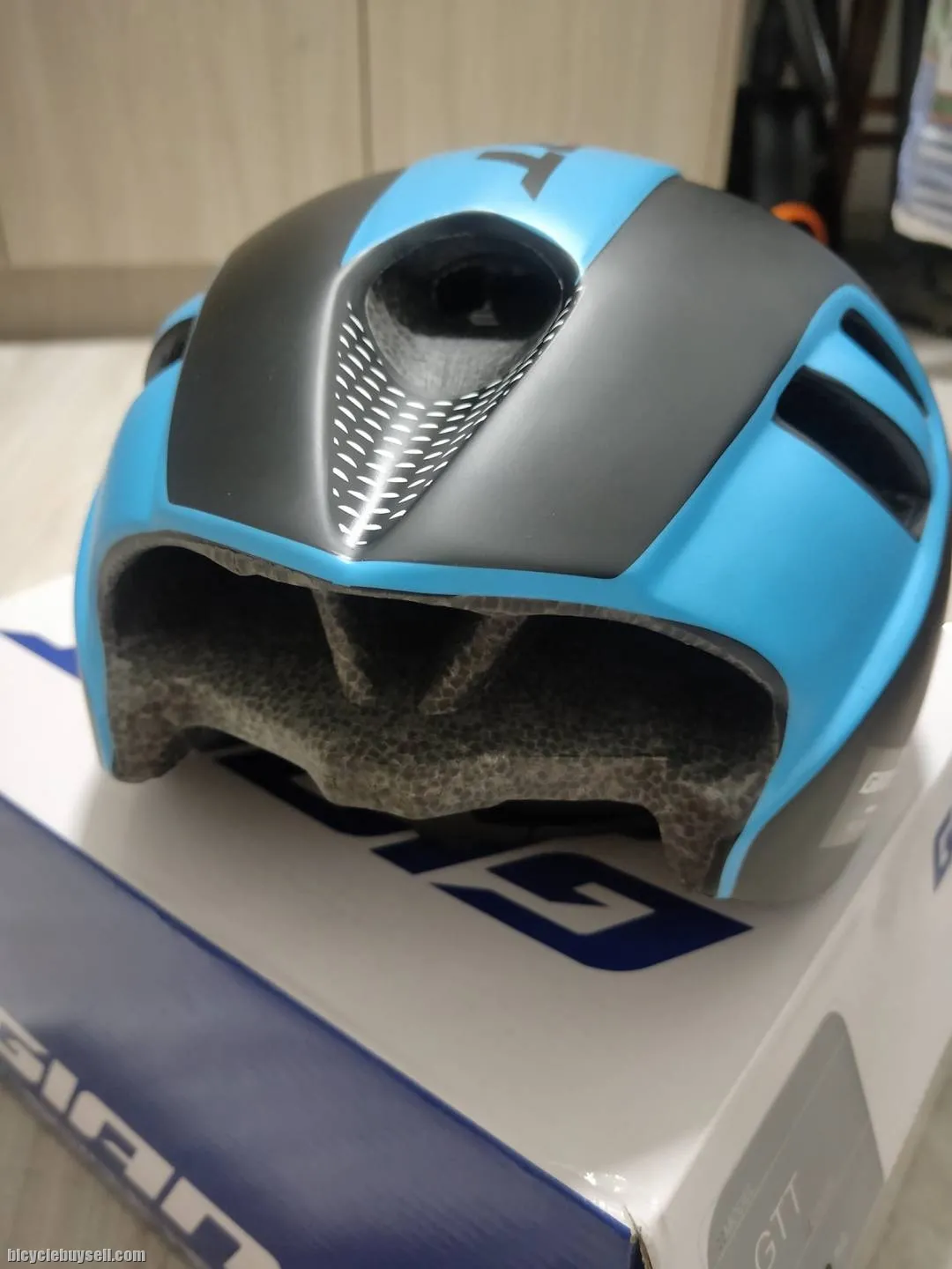 Giant GTT Cycling Helmet, Matt Blue / Black for Men - Unisex size M/L